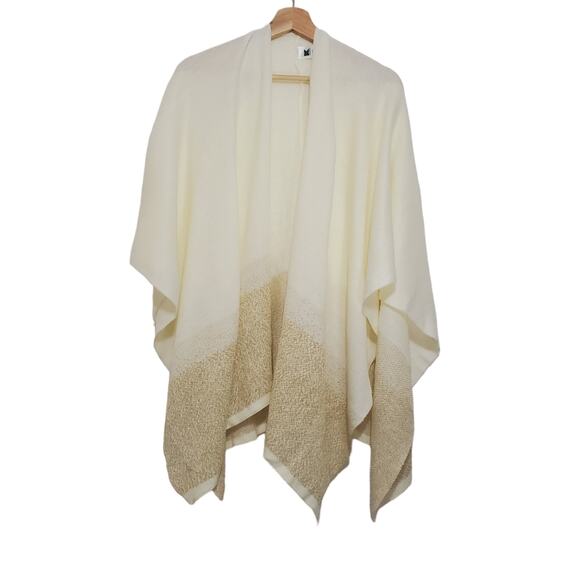 NWT KMart | Ombre Subtle Sparkle Waterfall Ponch Coverup - Picture 1 of 6